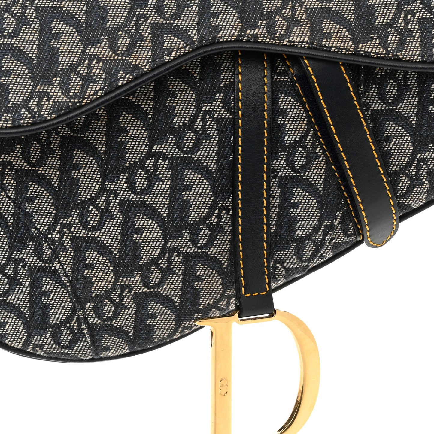 Monogram Saddle Bag Blue