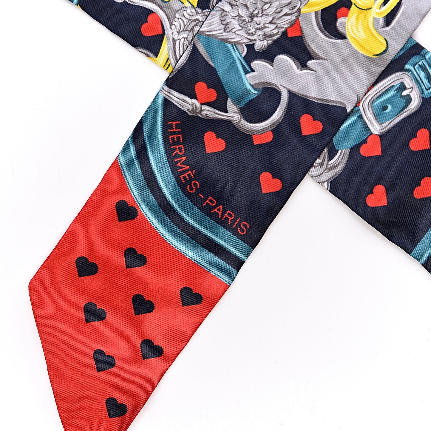 Silk Brides de Gala Love Twilly Caban Canard Rouge