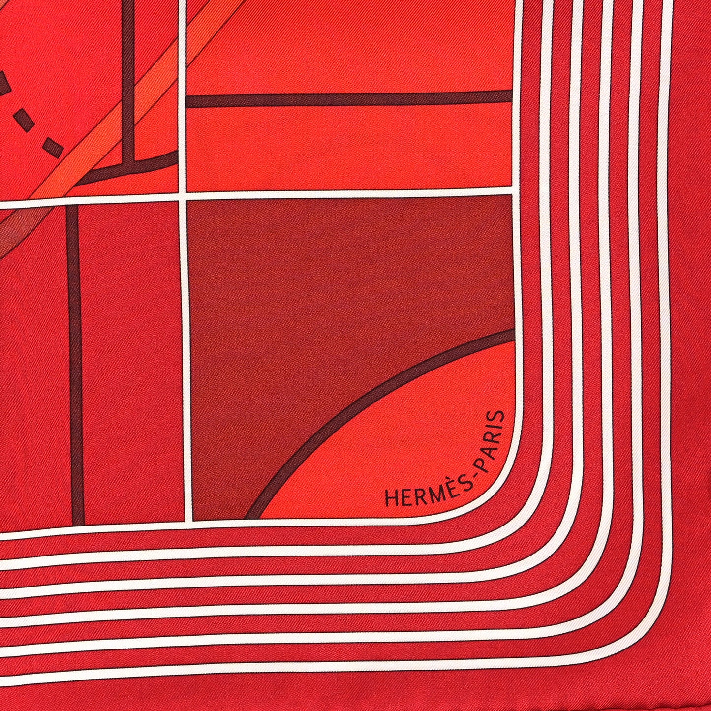Silk Anamorphee Scarf 90
