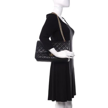 Chanel Aged Calfskin Quilted 2.55 Reissue 227 Flap Black 2 of 9