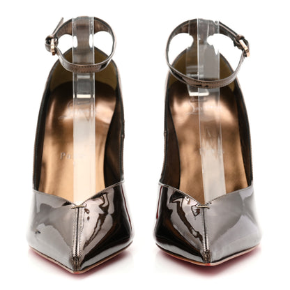 Christian Louboutin Specchio Miss Z Erozee 100 Pumps  39 Bronze 3 of 9