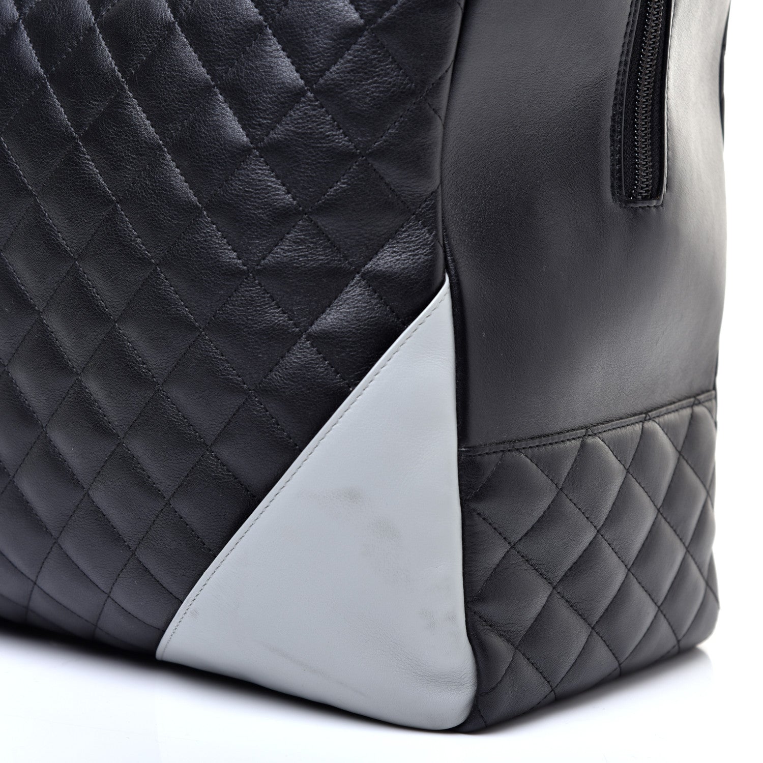 Chanel Calfskin Quilted Large Cambon Bag Black 10 of 10