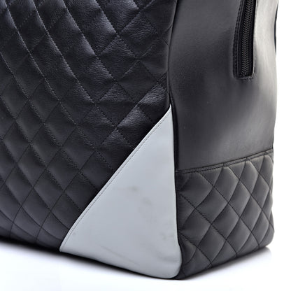 Chanel Calfskin Quilted Large Cambon Bag Black 10 of 10
