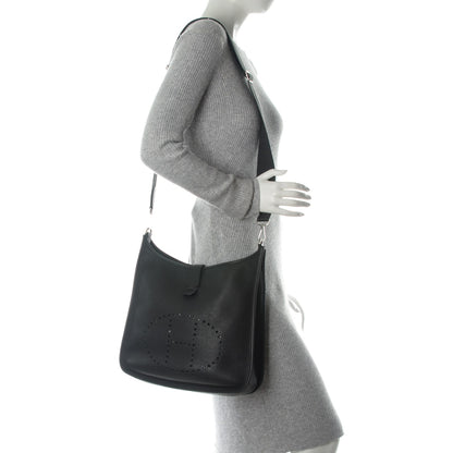 Hermes Taurillon Clemence Evelyne III GM Black 2 of 7