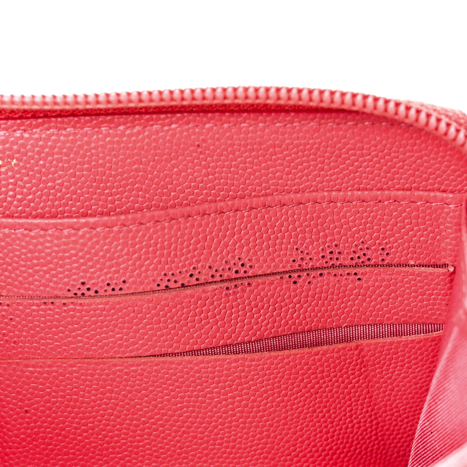 Chanel Caviar Large Timeless CC Zip Around Wallet Pink 15 of 15
