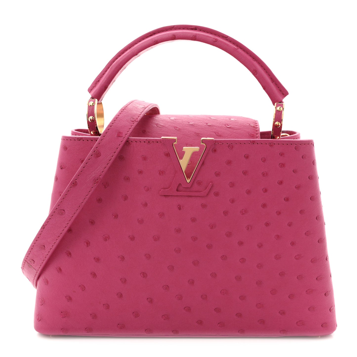 Ostrich Capucines BB Fuchsia