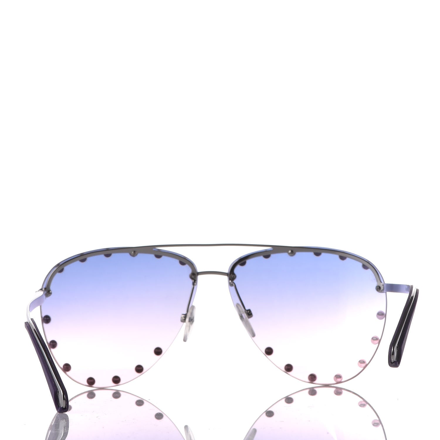 Louis Vuitton The Party Aviator Sunglasses Z0925U Purple 10 of 11
