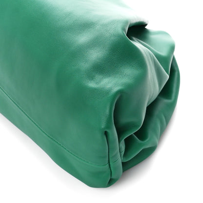 Bottega Veneta Smooth Butter Calf The Pouch Oversized Clutch Racing Green 11 of 11