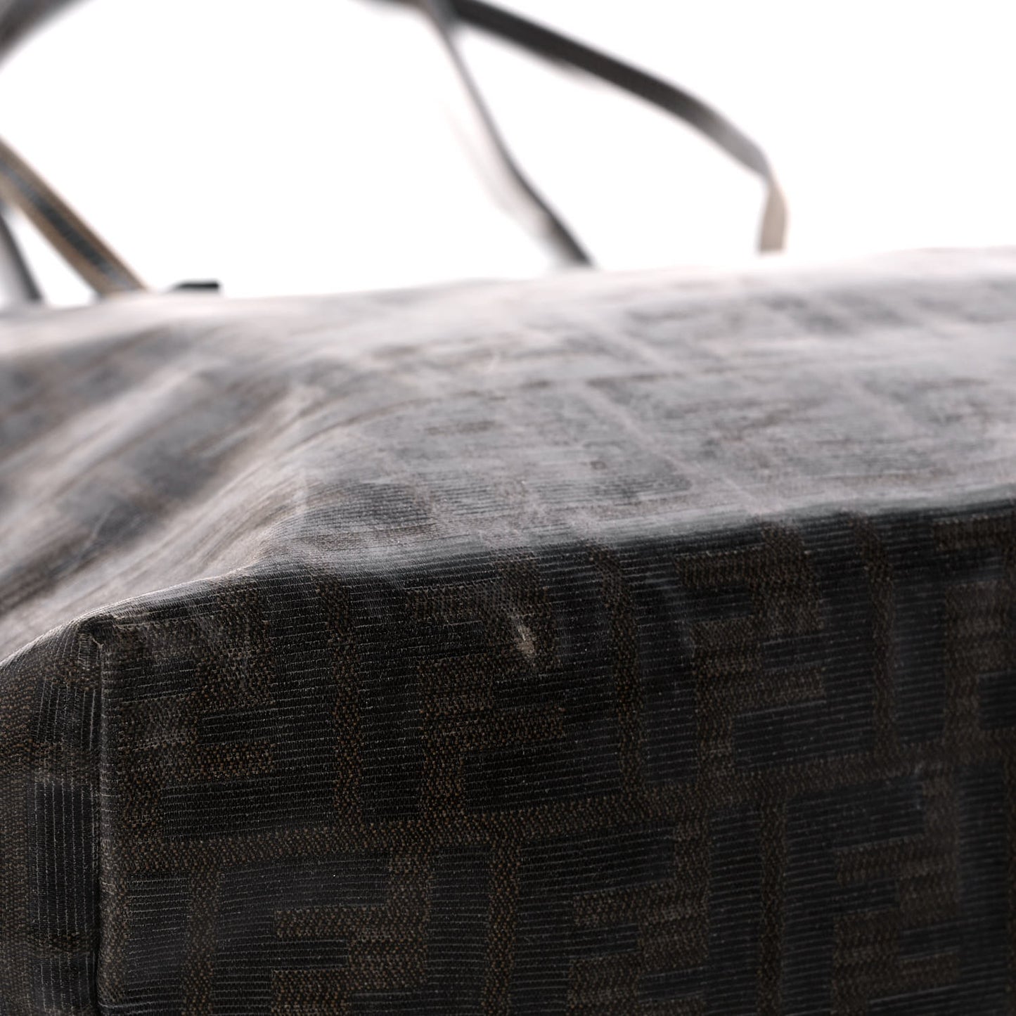 Zucca Spalmati Matrioska Roll Tote Tobacco Black