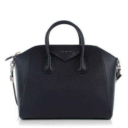 Givenchy Sugar Goatskin Medium Antigona Navy 1 of 7