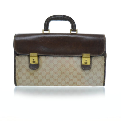 Gucci Monogram Travel Bag Brown 9 of 12