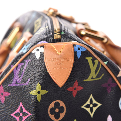 Louis Vuitton Monogram Multicolor Speedy 30 Black 6 of 8