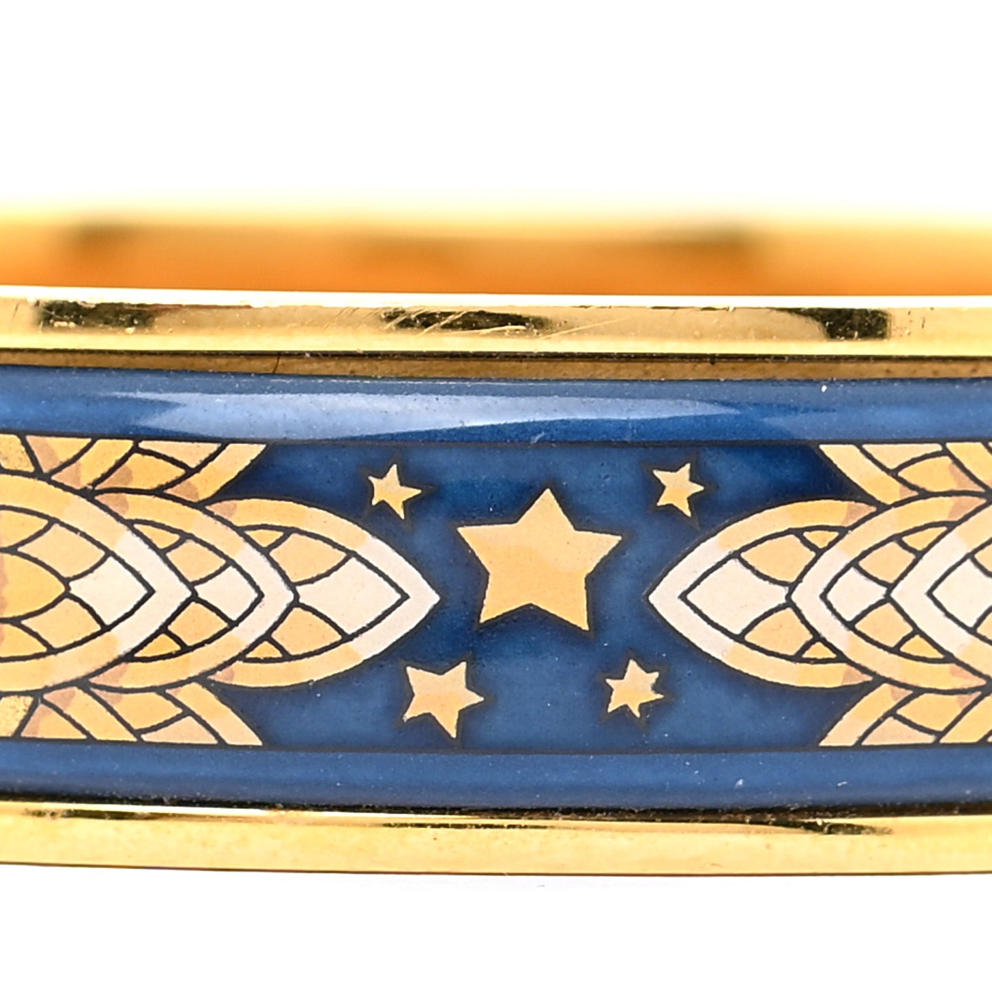 Enamel Printed Narrow Loquet Bracelet