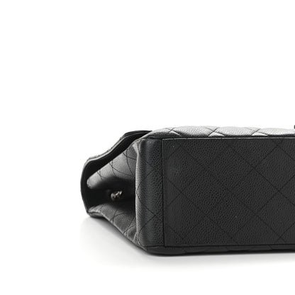 Chanel Caviar Quilted Maxi Double Flap Black 8 of 10