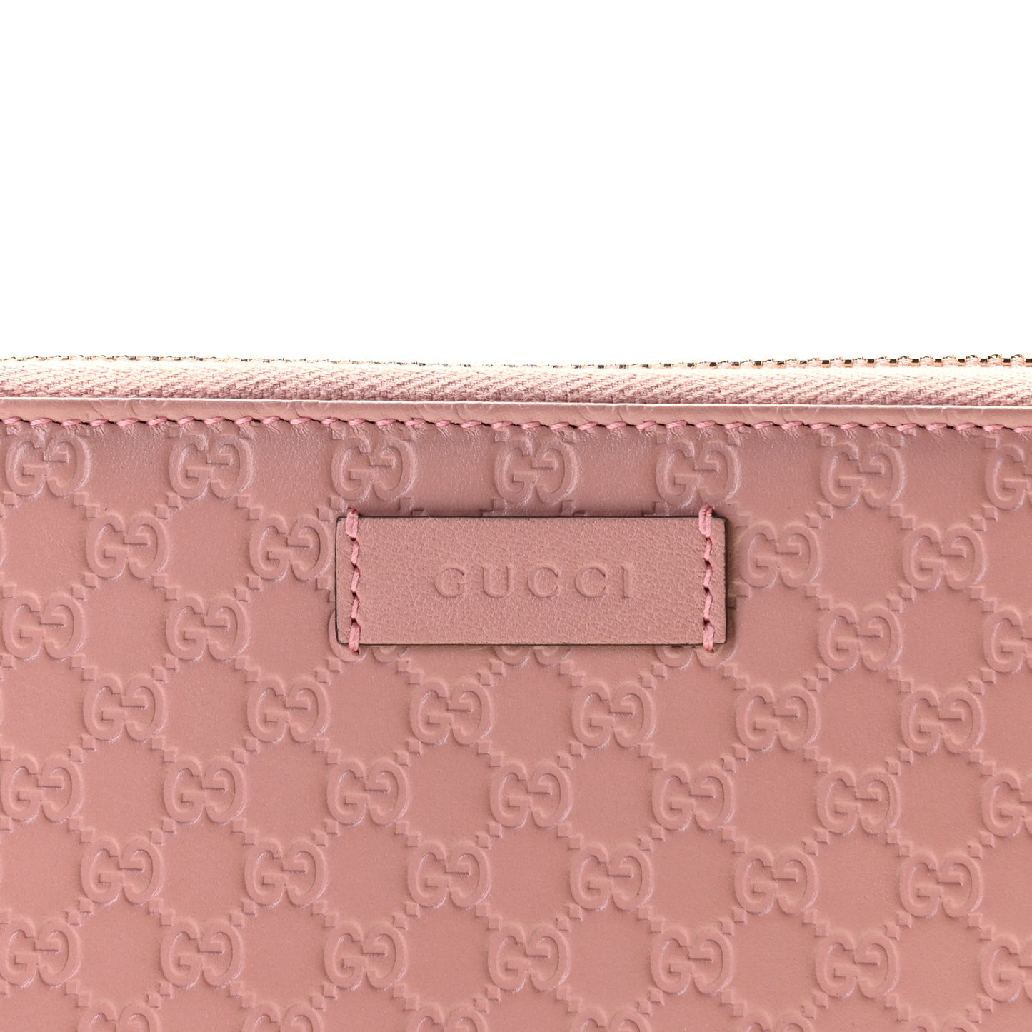 Soft Microguccissima Zip Around Organizer Wallet Soft Pink