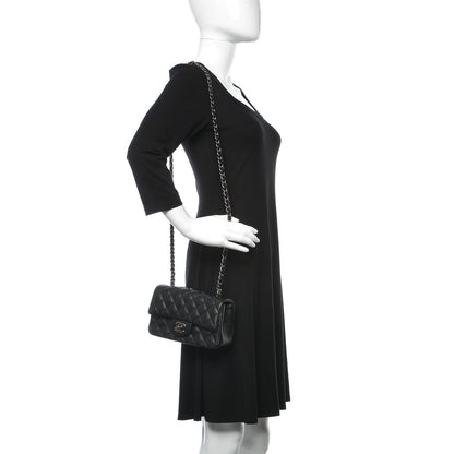 Chanel Caviar Quilted Mini Rectangular Flap Black 2 of 9