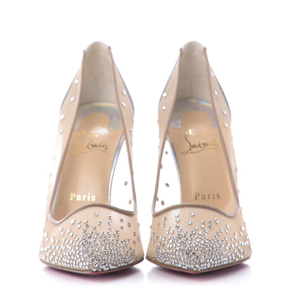 Christian Louboutin Crystal Strass Follies 100 Pumps 39.5 Crystal 2 of 10