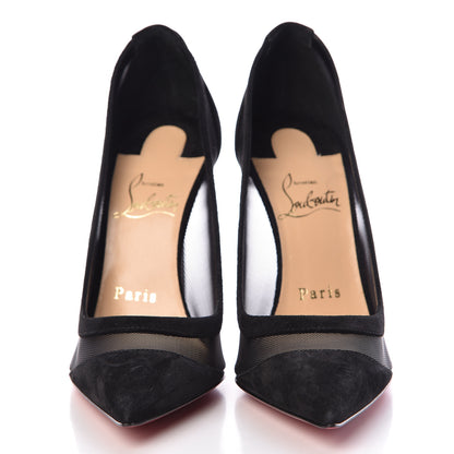 Christian Louboutin Veau Velours Rete Galativi 100 Pumps 36 Black 2 of 8