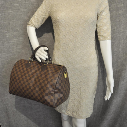 Louis Vuitton Damier Ebene Speedy 35 2 of 8
