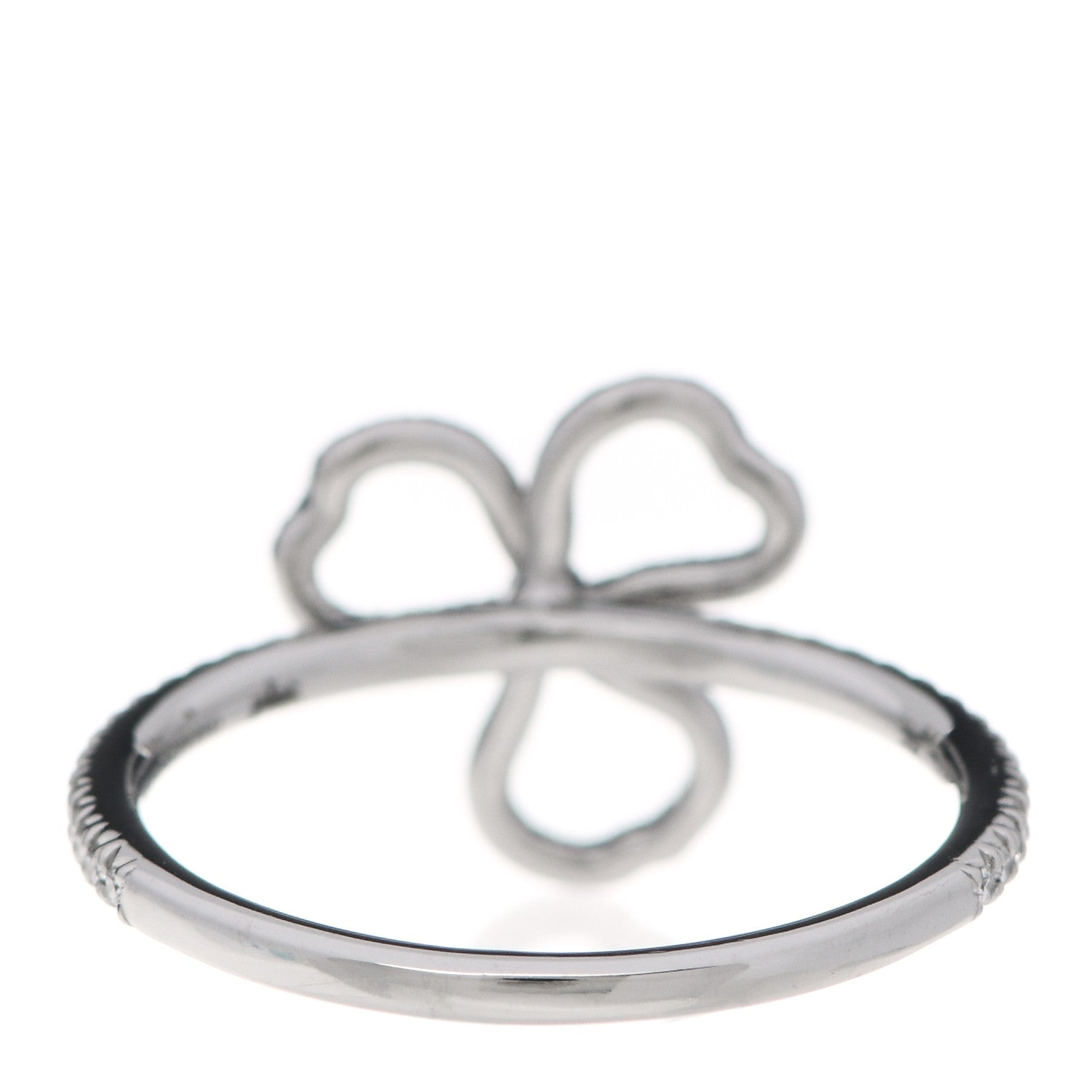 Tiffany Platinum Diamond Small Open Paper Flowers Ring 54 6.75 4 of 7