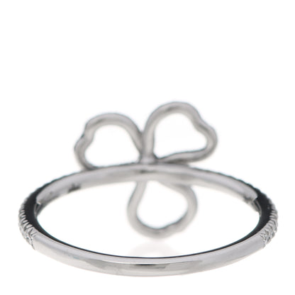 Tiffany Platinum Diamond Small Open Paper Flowers Ring 54 6.75 4 of 7