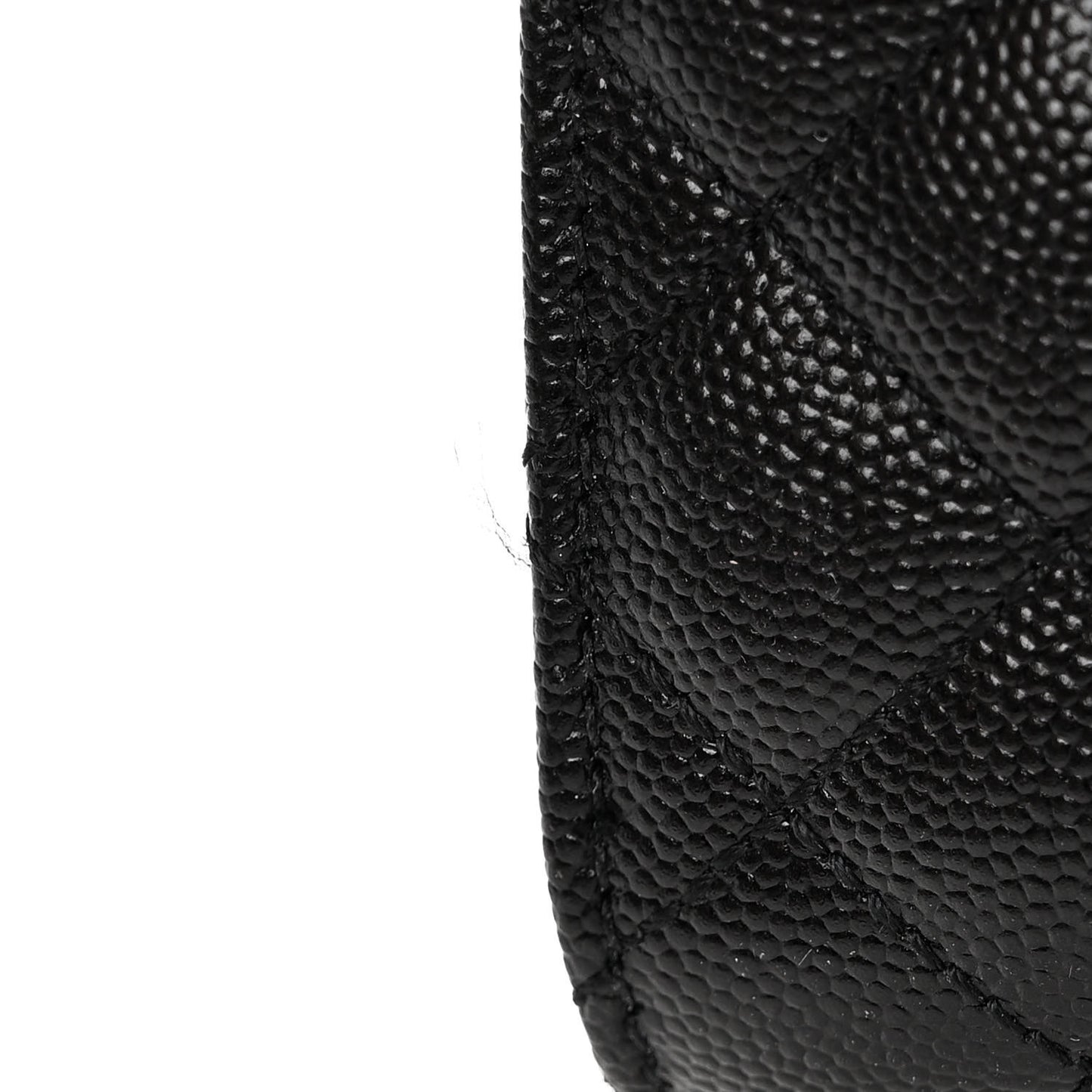 Grain De Poudre Textured Mixed Matelasse Large Triquilt Monogram Monochrome Satchel Black