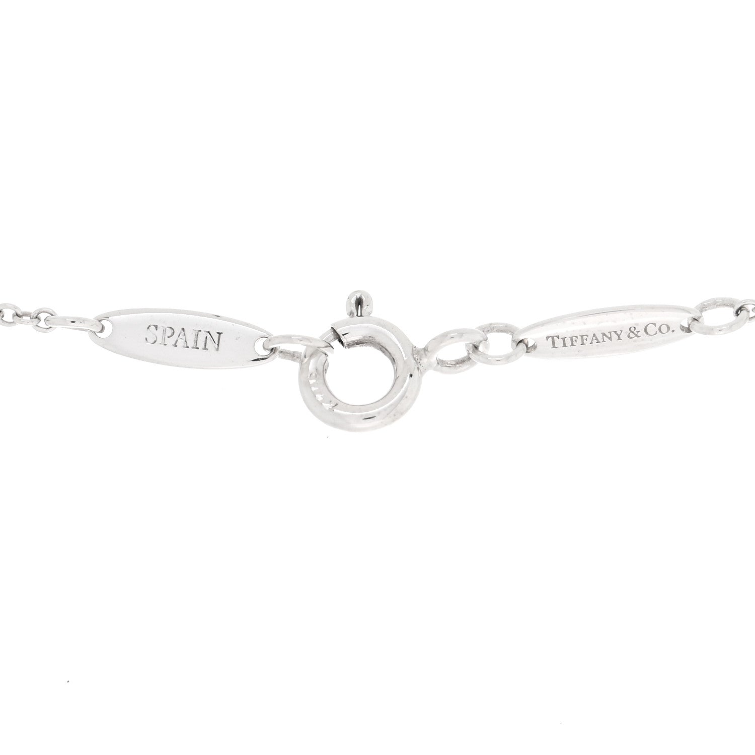 Tiffany Sterling Silver Elsa Peretti 11mm Open Heart Pendant Necklace 4 of 4