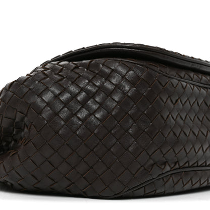 Bottega Veneta Nappa Intrecciato Messenger Bag Ebano 10 of 12