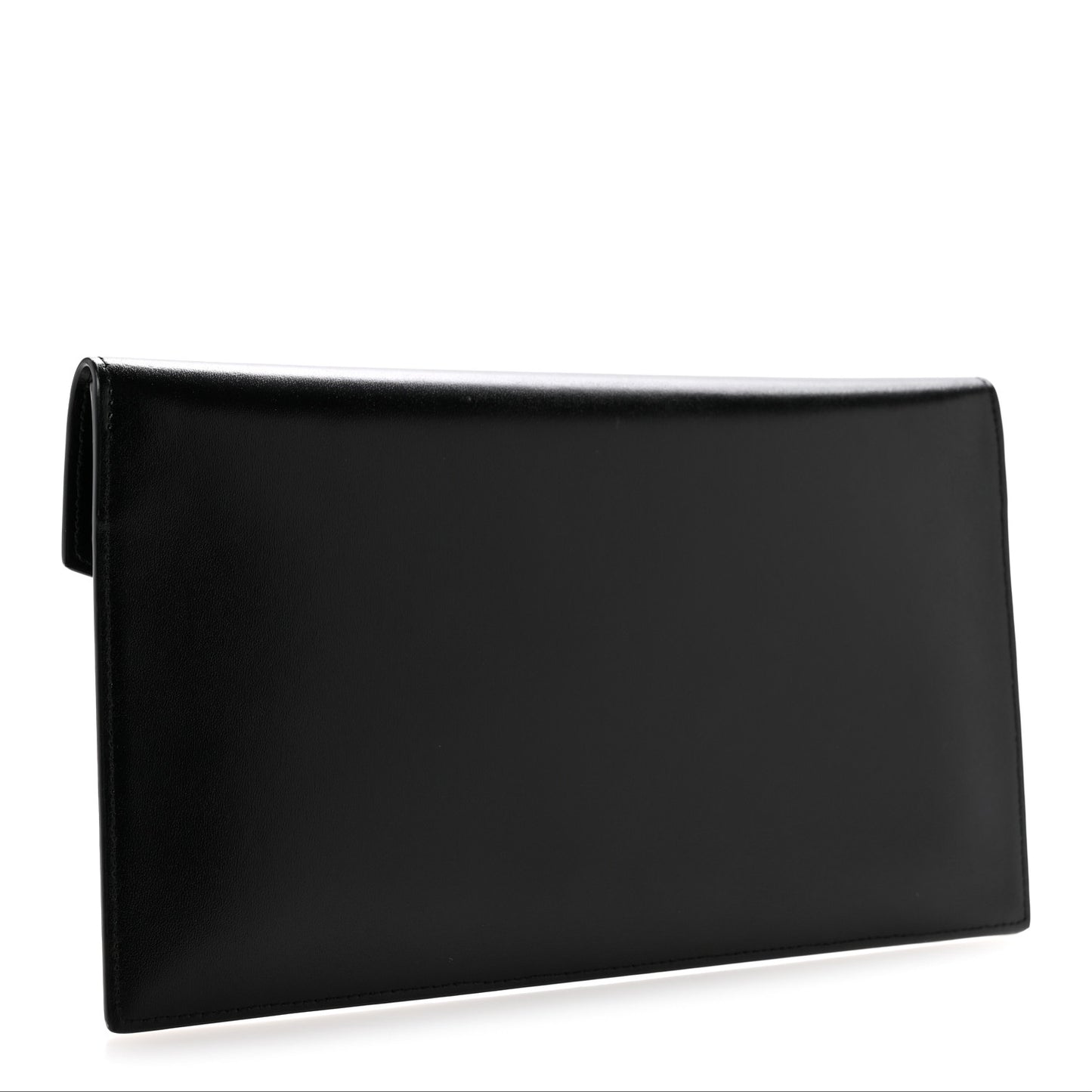 Smooth Shiny Calfskin Monogram Uptown Pouch Black