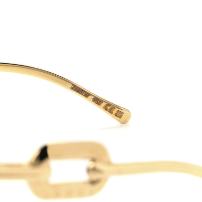 Louis Vuitton Acetate Metal LV Edge Sunglasses Z1631E Black 9 of 11