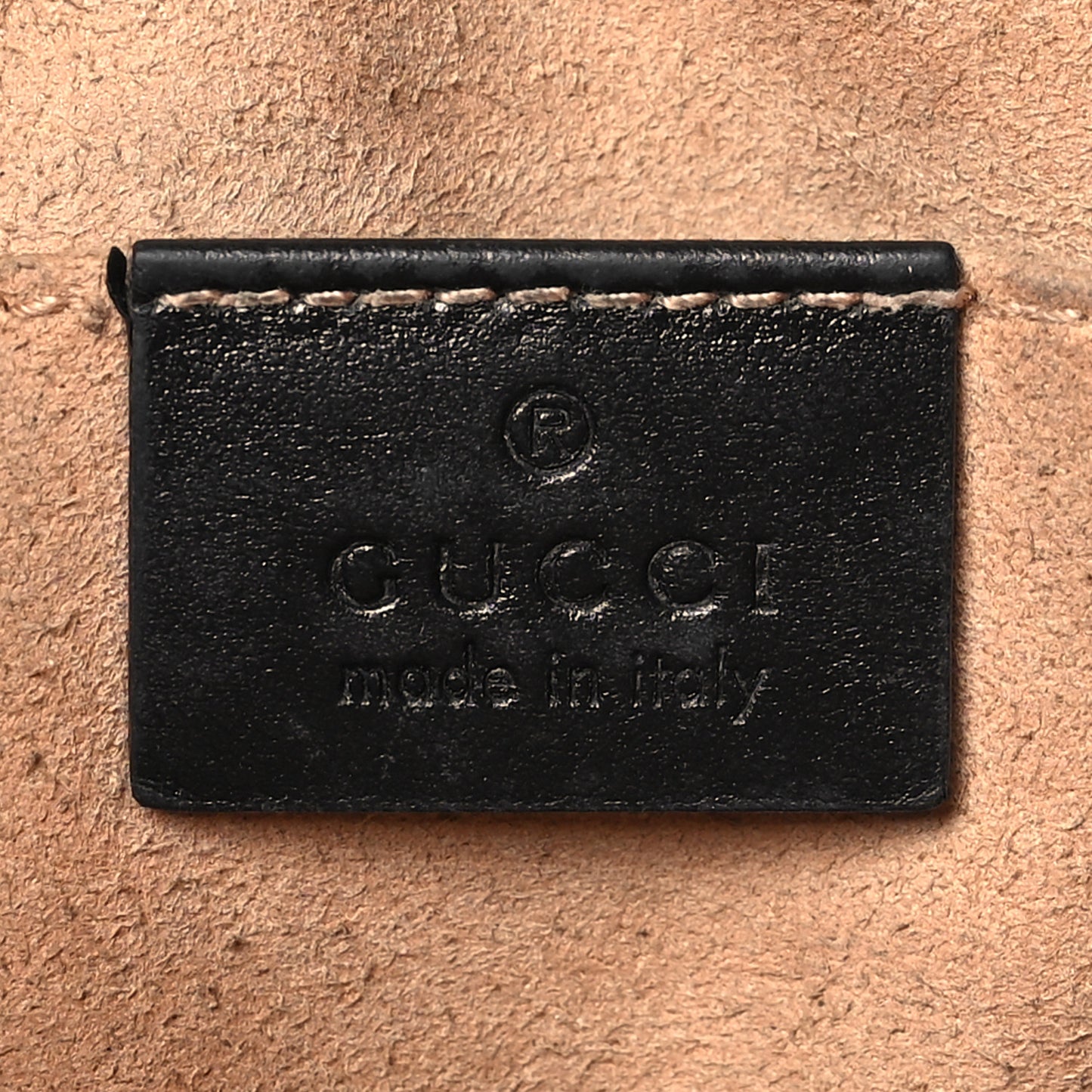 Calfskin Matelasse Mini GG Marmont Chain Shoulder Bag Black