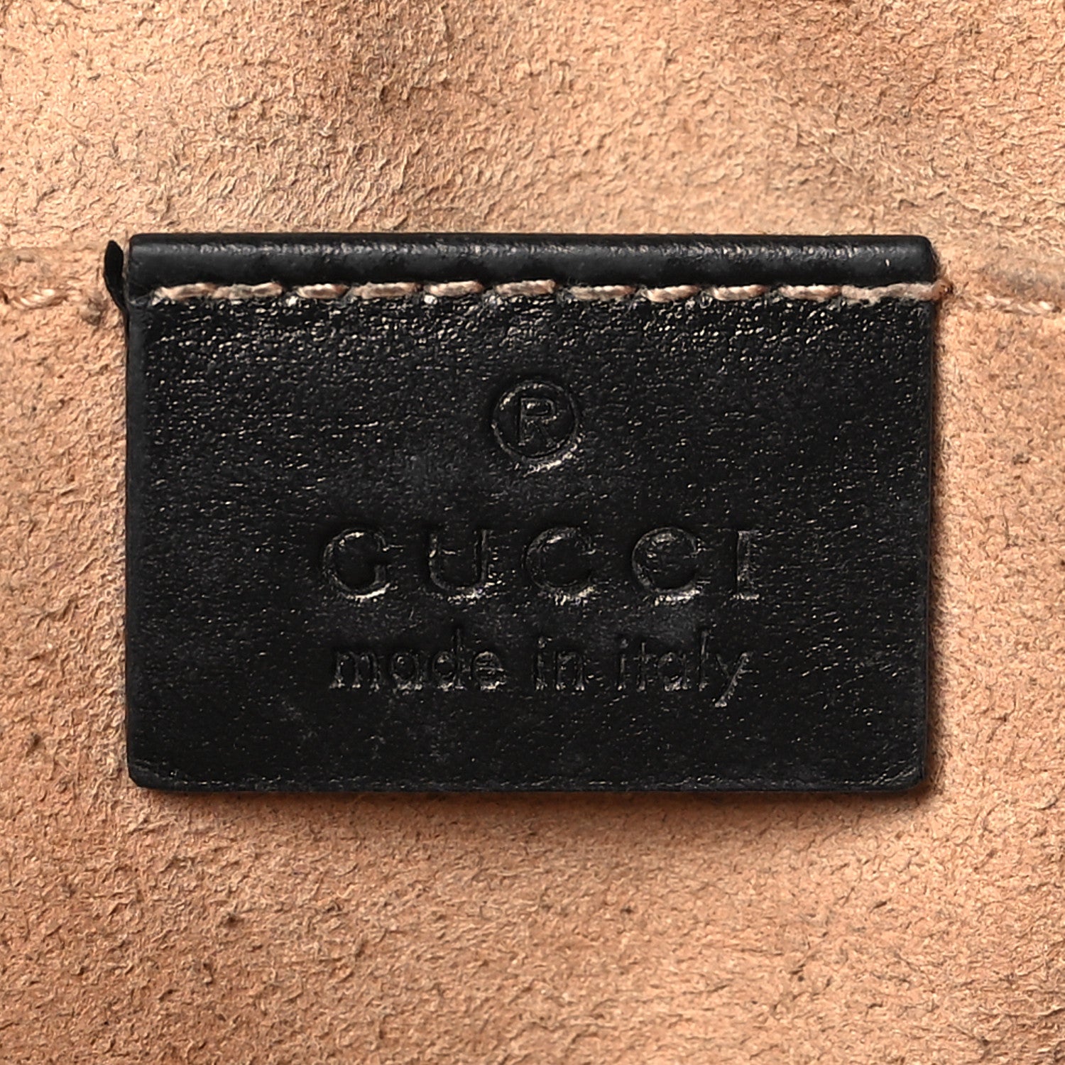 Gucci Calfskin Matelasse Mini GG Marmont Chain Shoulder Bag Black 6 of 11