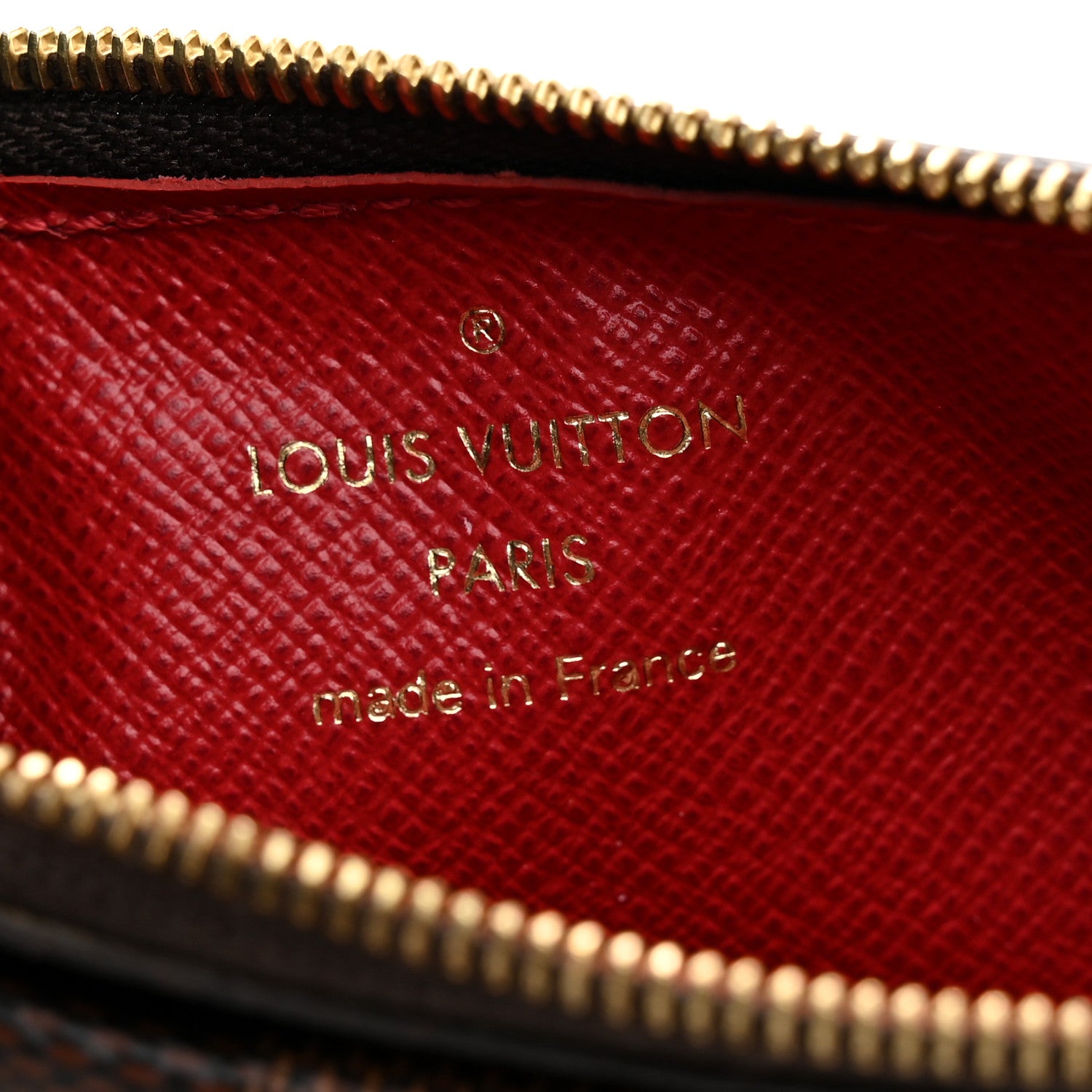 Louis Vuitton Damier Ebene Recto Verso Card Holder Red 6 of 8