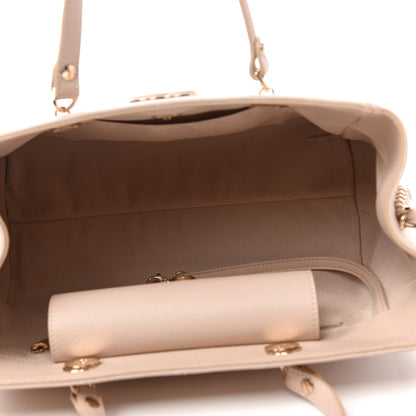 Chanel Bullskin Stitch Small Shopping Tote Light Pink 5 of 13
