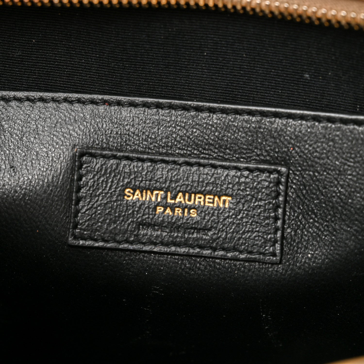 Saint Laurent Grain De Poudre Medium Uptown Tote Dark Latte 6 of 13