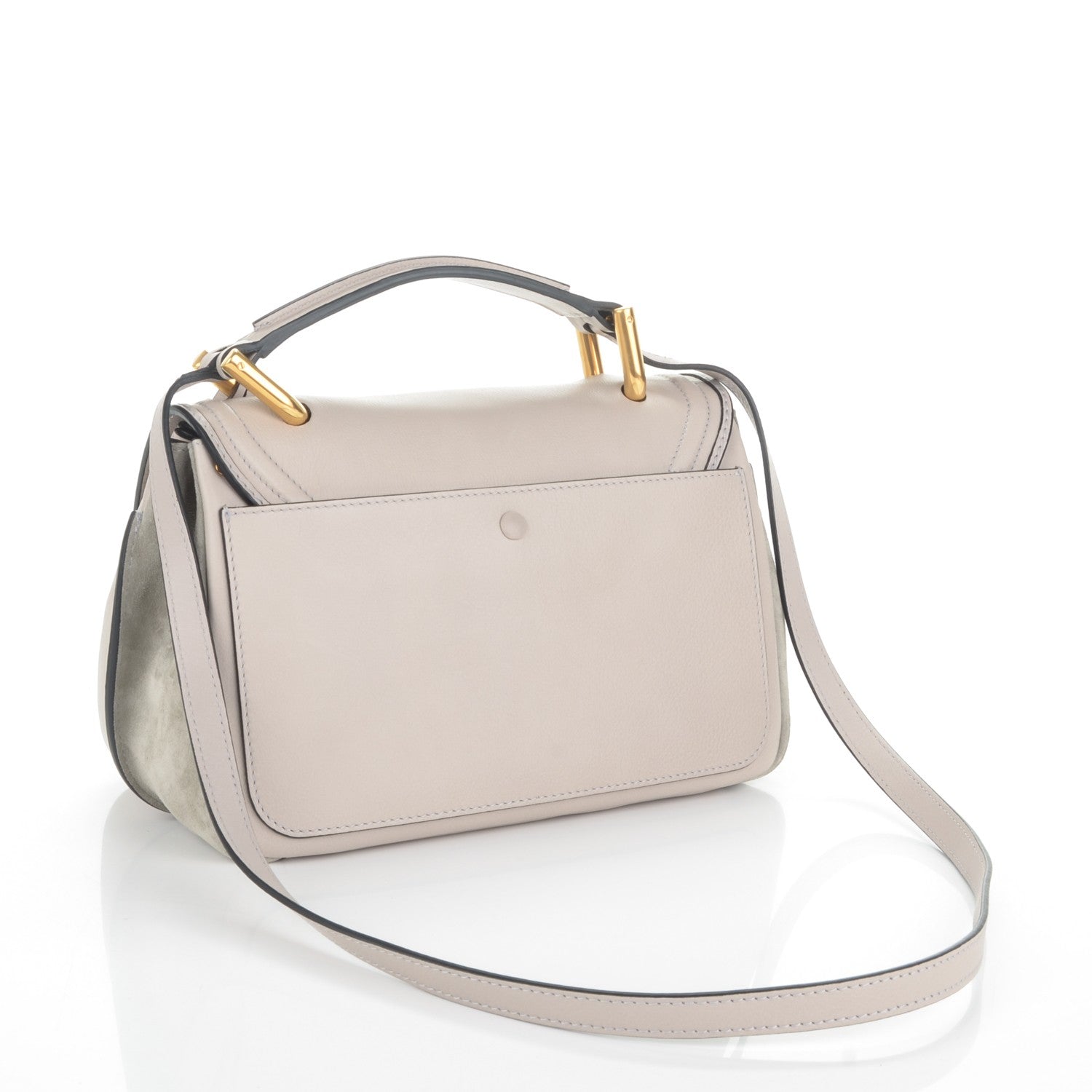 Chloe Smooth Calfskin Small Indy Shoulder Bag Motty Grey 3 of 7