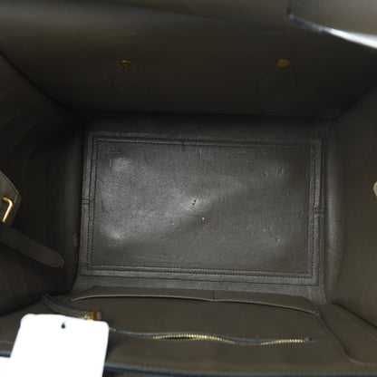 Celine Crocodile Embossed Nubuck Calfskin Small Tie Knot Tote Grey 5 of 21