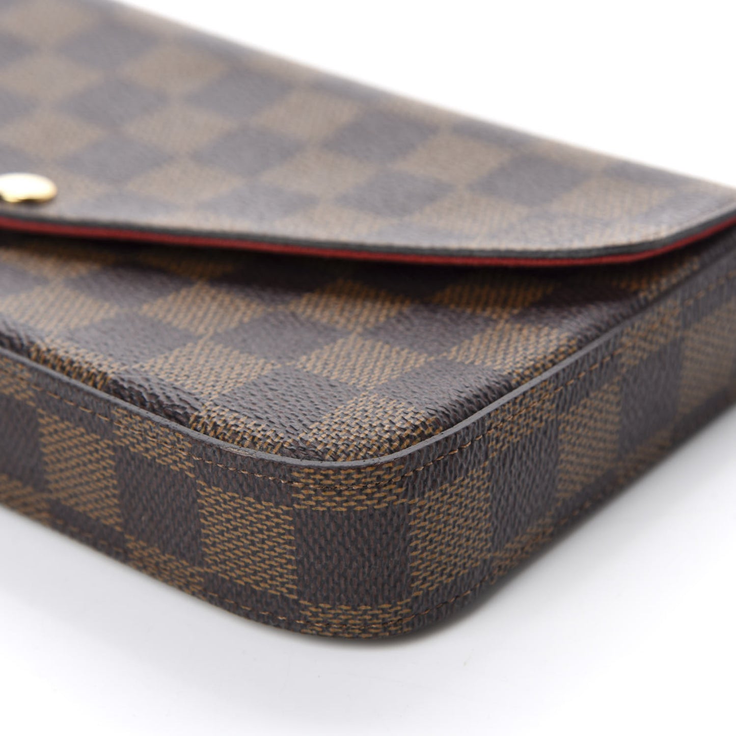 Damier Ebene Pochette Felicie Chain Wallet