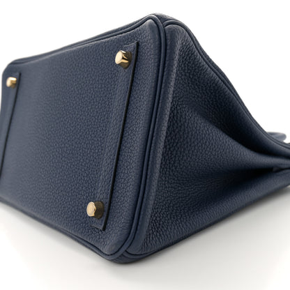 Hermes Togo Birkin 30 Bleu Encre 10 of 11