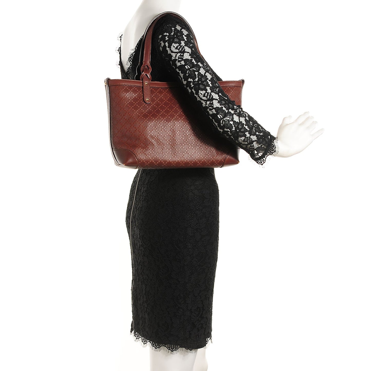 Diamante Calfskin Small Craft Tote Cuir