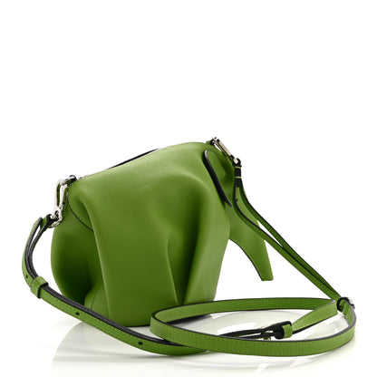 Loewe Calfskin Mini Elephant Crossbody Bag Apple Green 3 of 10