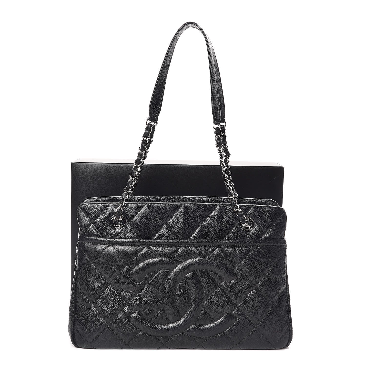 Chanel Caviar Quilted Timeless CC Soft Tote Black 15 of 15