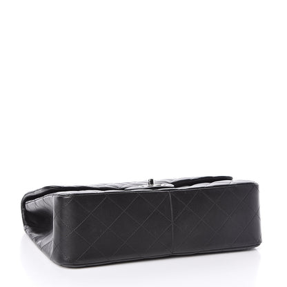 Chanel Lambskin Quilted Jumbo Single Flap Black 4 of 11
