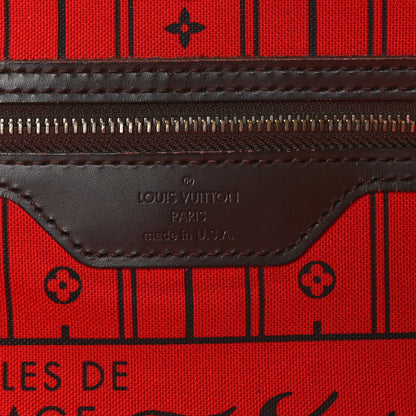 Louis Vuitton Damier Ebene Neverfull MM 6 of 12