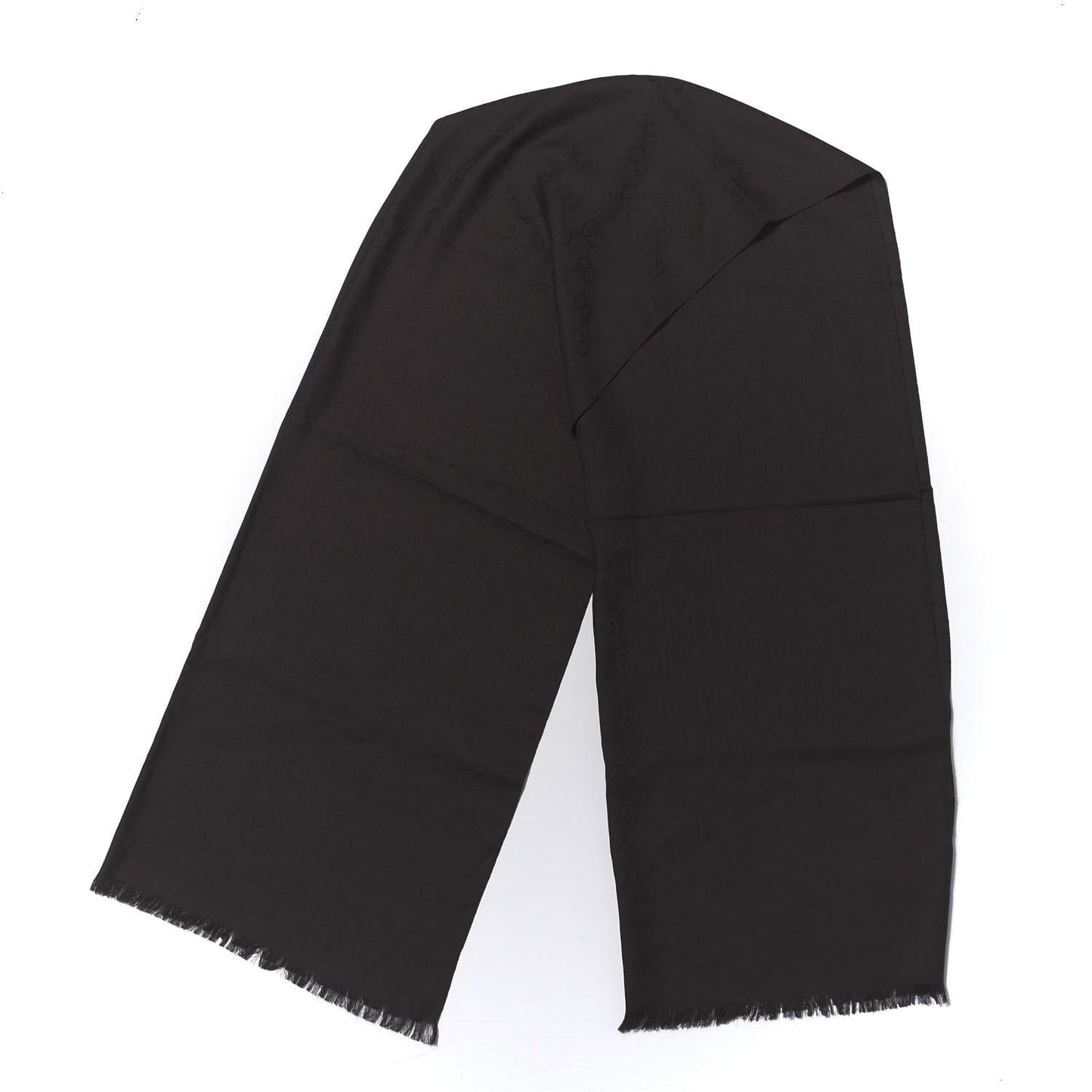 Wool Silk GG Monogram GGNat Plus Scarf Fuchsia