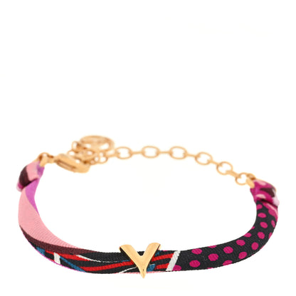 Louis Vuitton Silk Be Mindful V Bracelet Magenta 1 of 3