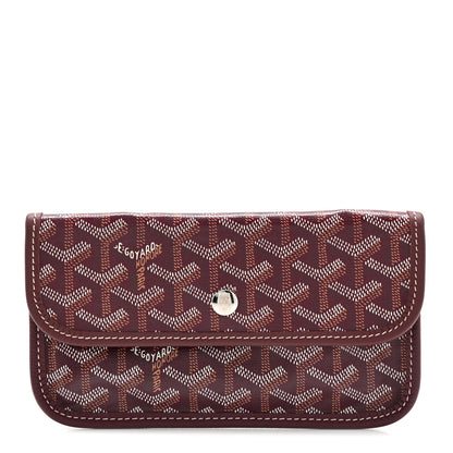 Goyard Goyardine Pouch Burgundy 1 of 6