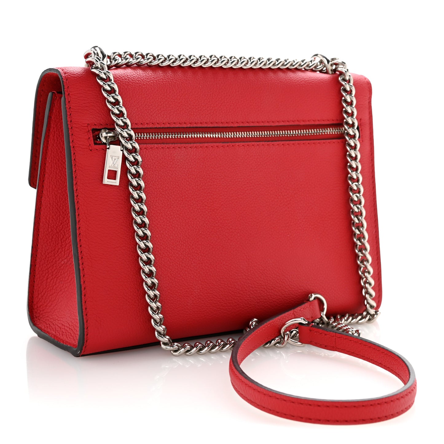 Soft Calfskin Mylockme Chain Bag BB Rubis