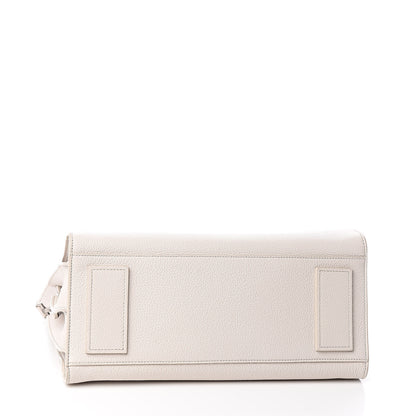 Saint Laurent Grained Calfskin Small Sac De Jour Icy White 4 of 9