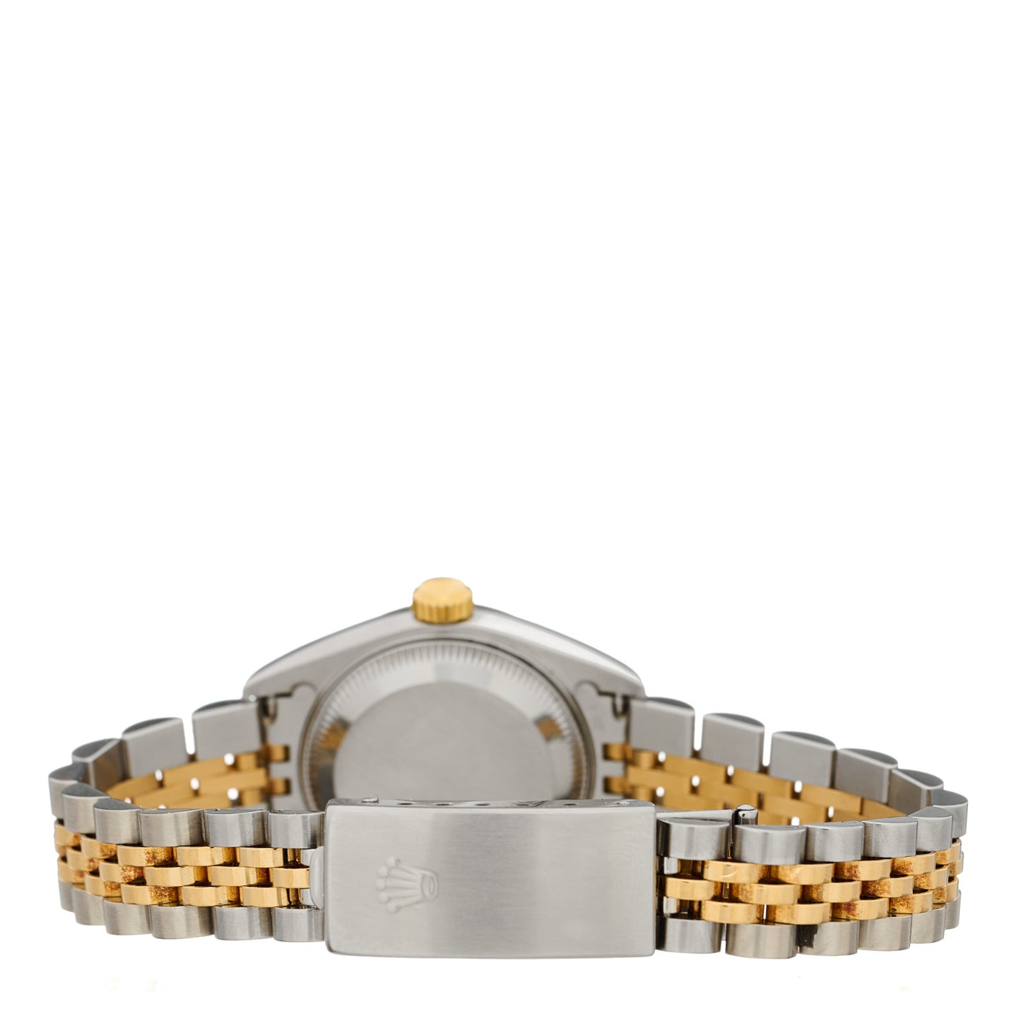 Stainless Steel 18K Yellow Gold 26mm Oyster Perpetual Datejust Watch White Roman 79173